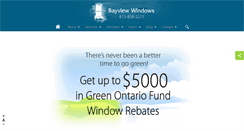 Desktop Screenshot of bayviewwindows.ca